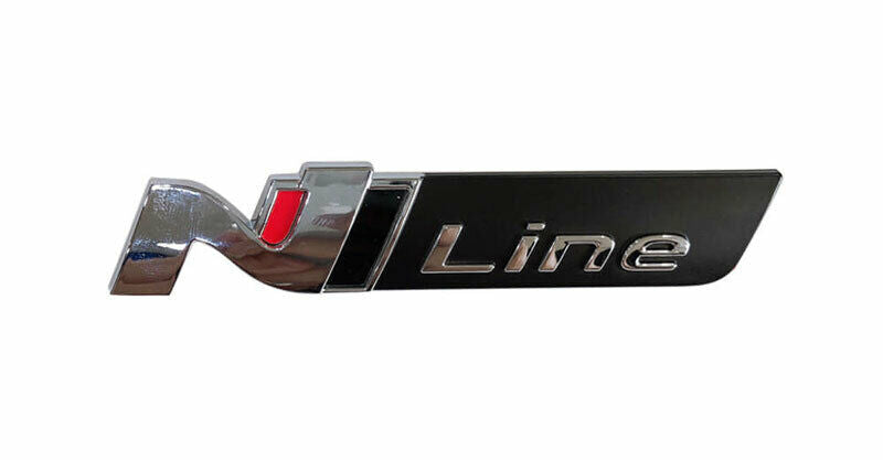 2021 2022 2023 Hyundai Elantra Sedan N Line 1.6 front grille N LINE emblem badge 86315AA800