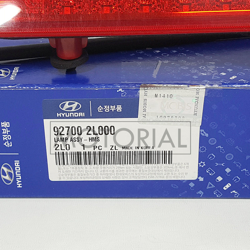 2008-2012 HYUNDAI i30 / I30cw Genuine Rear High Mounted Stop Lamp 927002L000