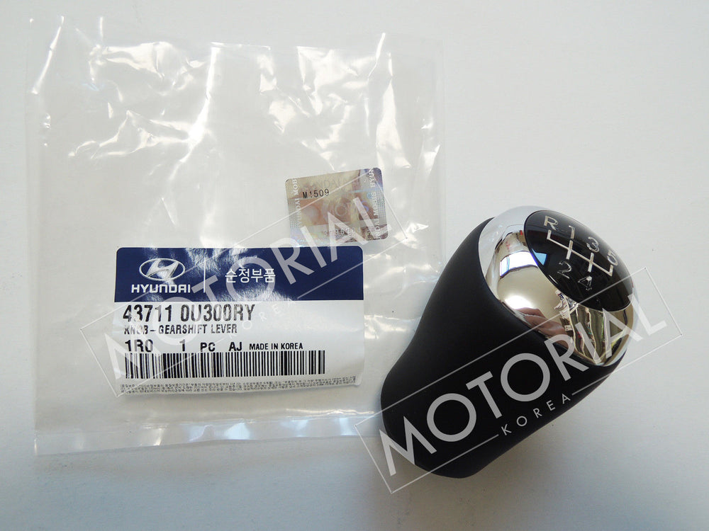 2011-2015 HYUNDAI ACCENT / SOLARIS Genuine Leather Gear Shift Knob M/T 5Speed