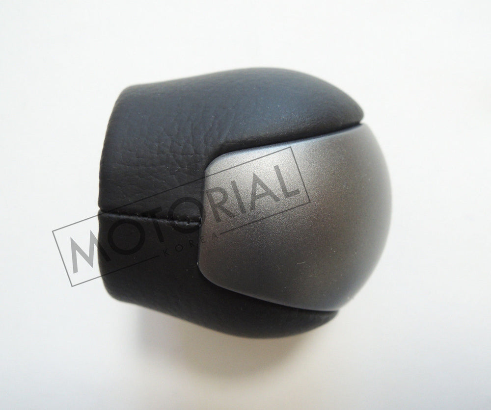 Black Leather 6-speed Manual Gear Knob for 2013-2019 SsangYong Rodius Stavic 2.0 2.2