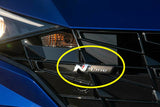 2021 2022 Hyundai Elantra Sedan N Line 1.6 Genuine Front Grille N LINE Emblem Badge