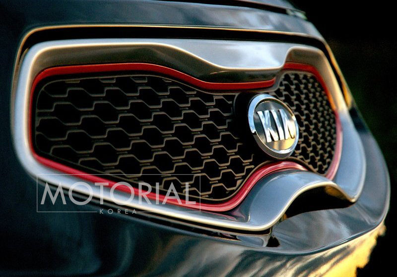 KIA PICANTO / MORNING 2011 2012 2013 2014 OEM Red Radiator Grille 863501Y300