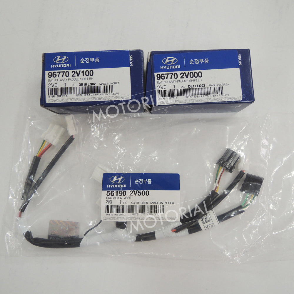 2012-2014 HYUNDAI VELOSTER Genuine OEM Paddle Shift Shifter Switch + Wire Set