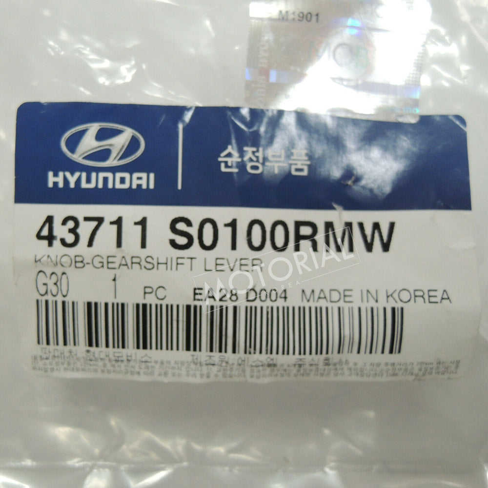 2018-2021 HYUNDAI i30 N / Elantra GT OEM Leather Gear Shift Knob Lever 6-Speed 43711S0100RMW