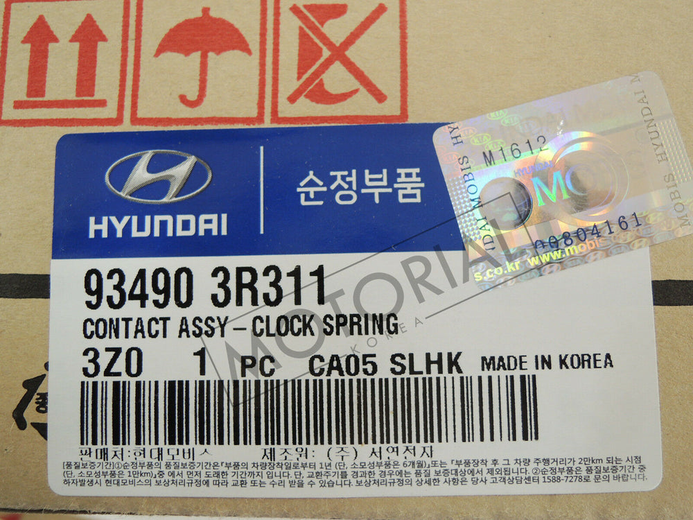 9433k91 Spring 2012-2015 HYUNDAI i40 OEM Heated Steering Wheel Clock Spring 934903R31 ...