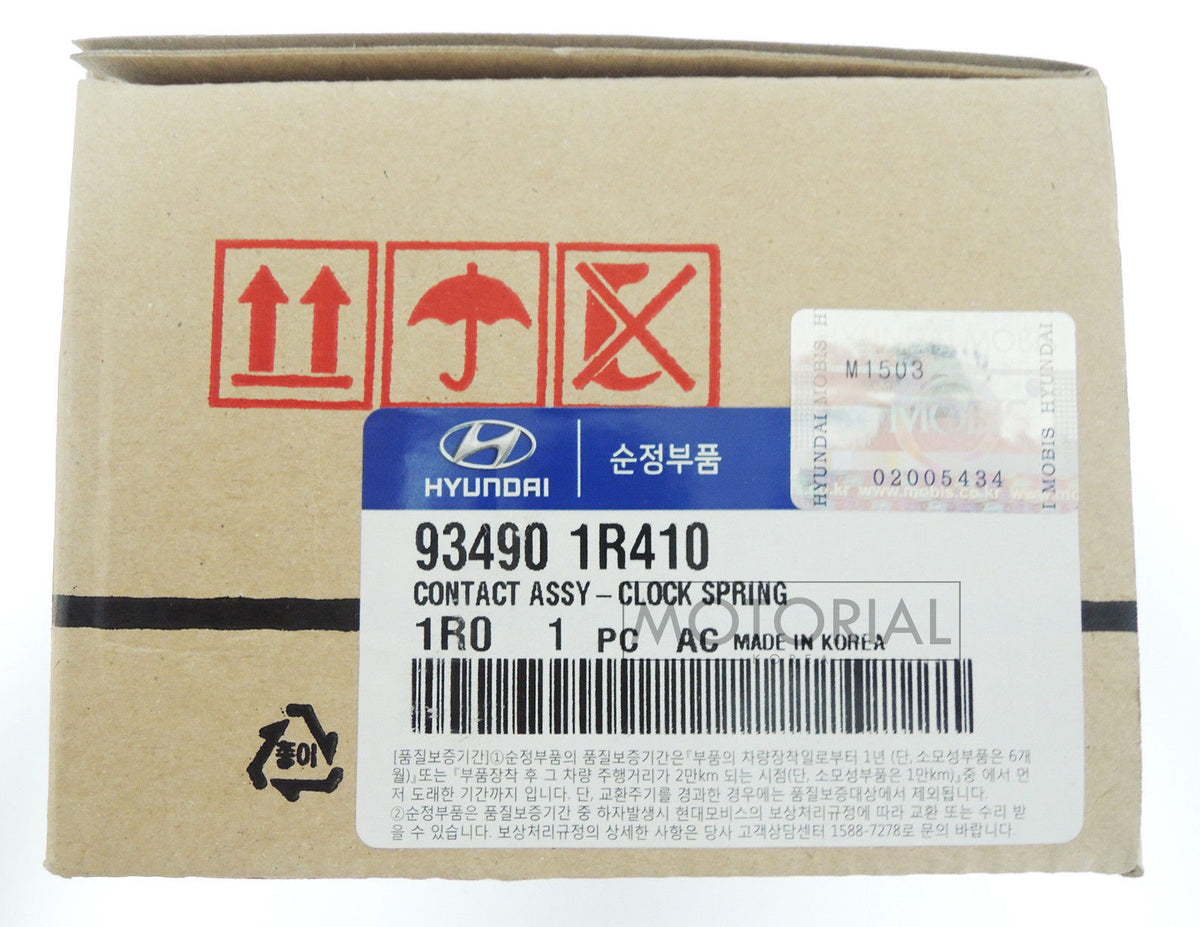 2011-2016 HYUNDAI SOLARIS / ACCENT OEM Clock Spring Contact Assy