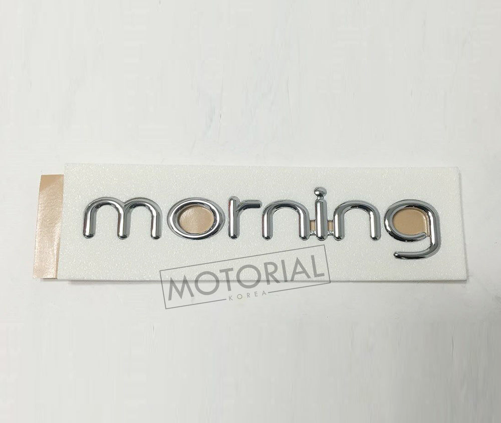 KIA PICANTO MORNGING Genuine OEM Rear Trunk Morning Emblem 863101Y000