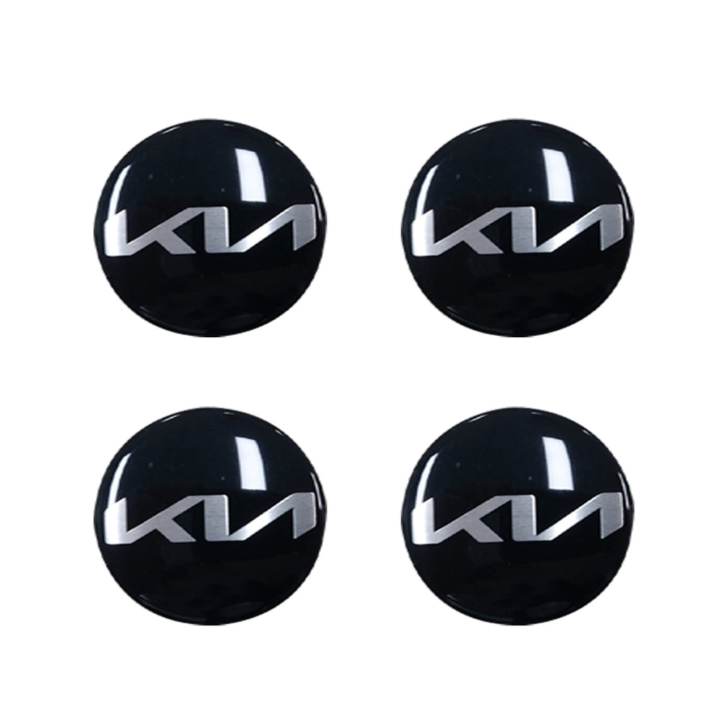 OEM New KIA Logo Mark Wheel Center Hub Caps 4PC 1Set Fits KIA 2020+ For DIY