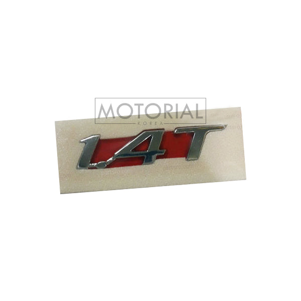 2018 2022 HYUNDAI VELOSTER N Genuine OEM Rear Trunk 1.4T Logo Emblem Badge 86314J3000