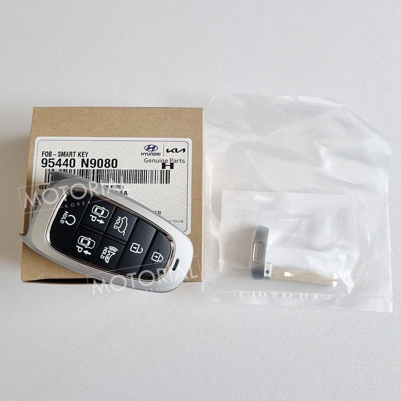 2022 Hyundai Tucson Limited Genuine 95440N9080 7-button Smart Key FOB + Insert Key (USA market)
